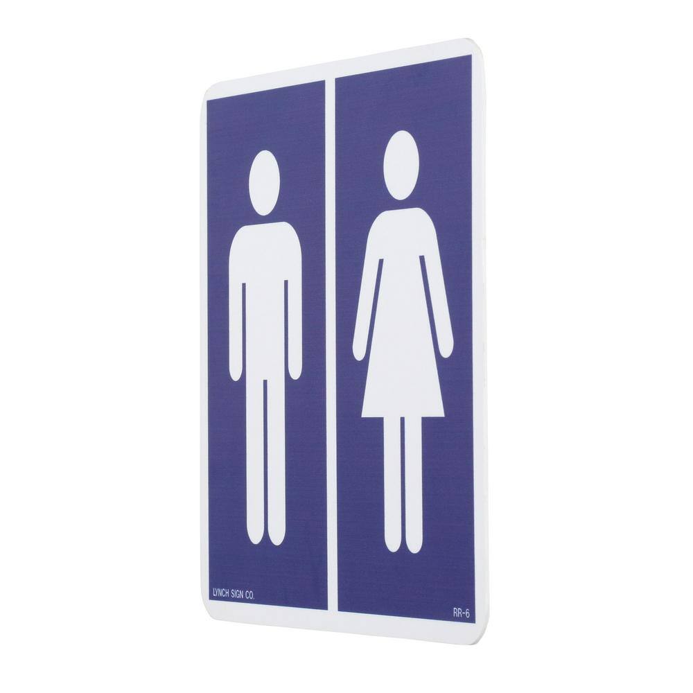 Lynch Sign 7 in. x 7 in. Men Women Symbol Sign Printed on More Durable, Thicker, Longer Lasting Styrene Plastic