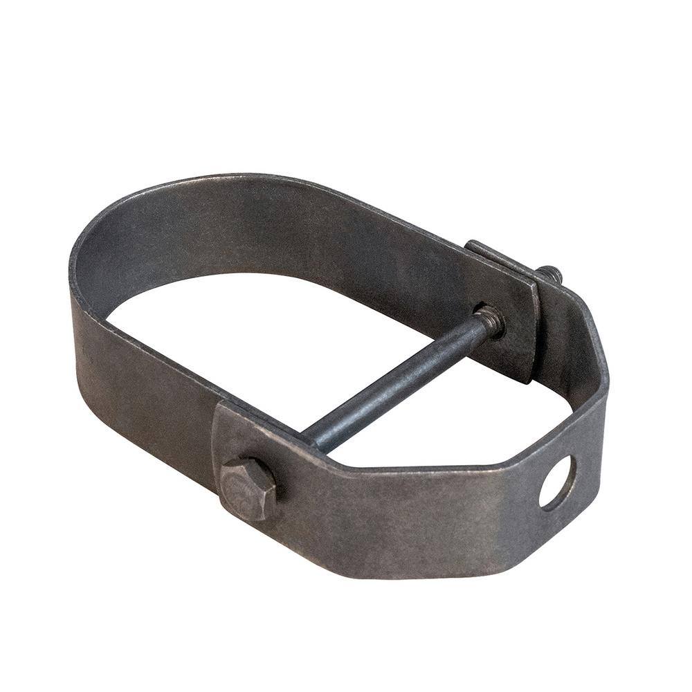 The Plumber's Choice 4 in. Clevis Hanger for Vertical Pipe Support in Light Duty Uncoated Steel