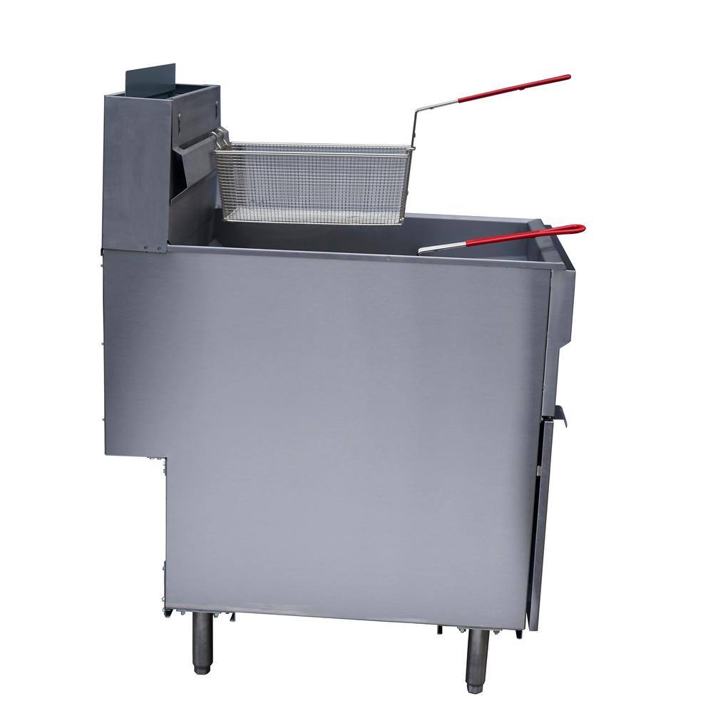 SABA 16 in. 45 lb. Capacity Natural Gas Commercial Fryer
