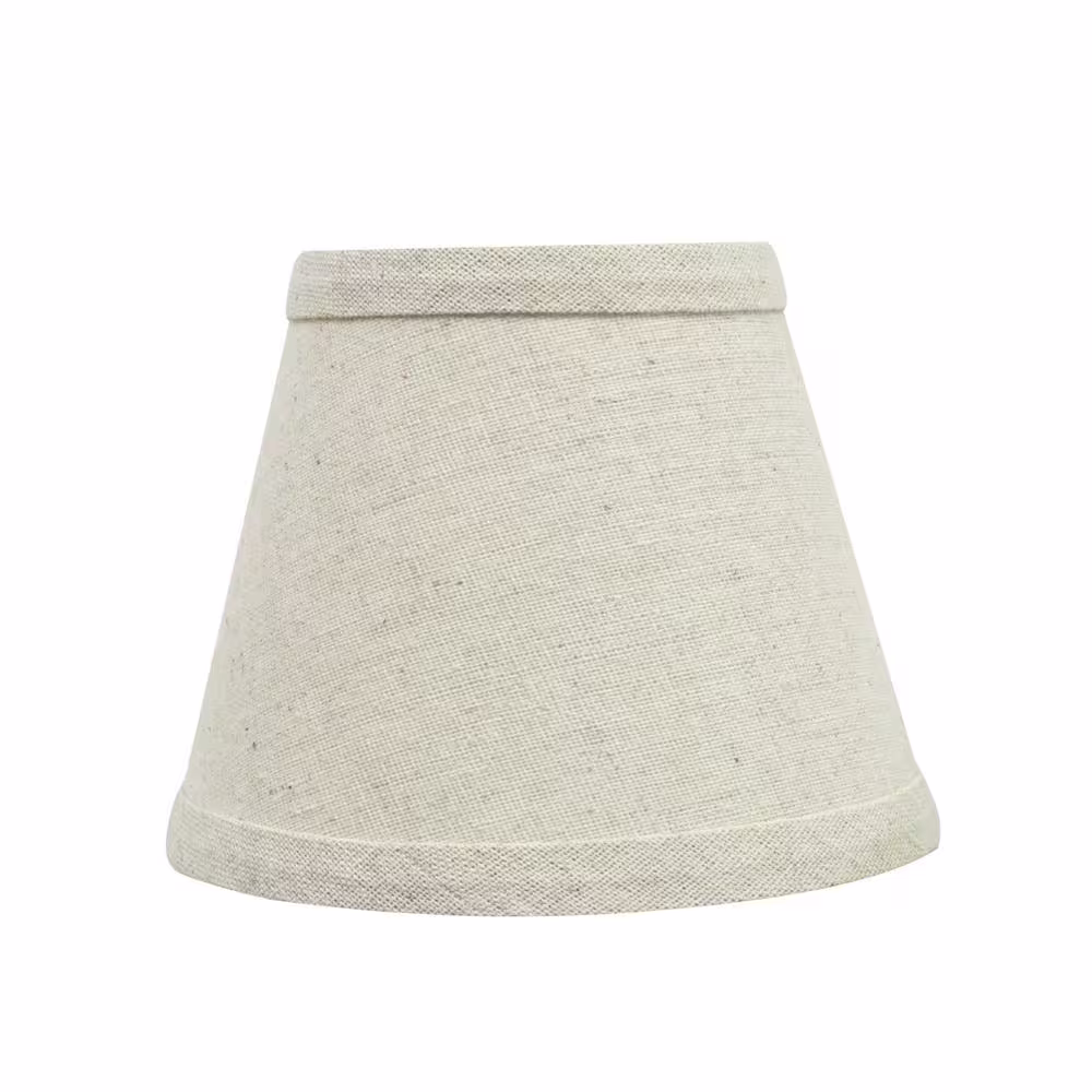 Aspen Creative Corporation 5 in. x 4 in. Oatmeal Hardback Empire Lamp Shade (6-Pack)