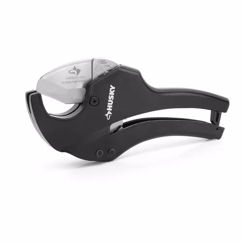 Husky 1-1/4 in. Ratcheting PVC Cutter (2-Pack)