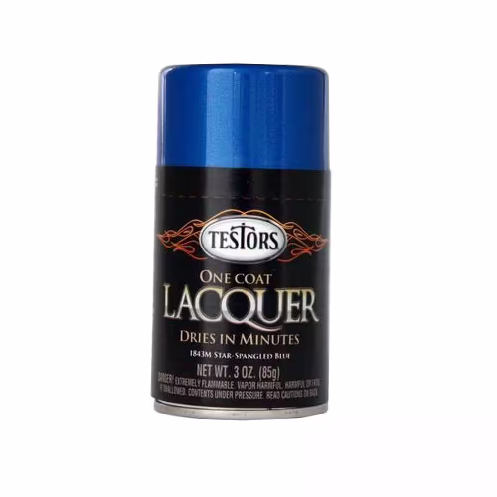 Testors 3 oz. Star Spangled Blue Lacquer Spray Paint (3-Pack)