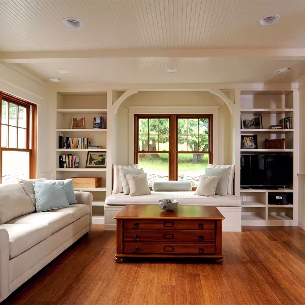 Selkirk Blended Mocha 7/16 in. T x 5 in. W Strand Woven Engineered Bamboo Flooring (24.8 sqft/case)