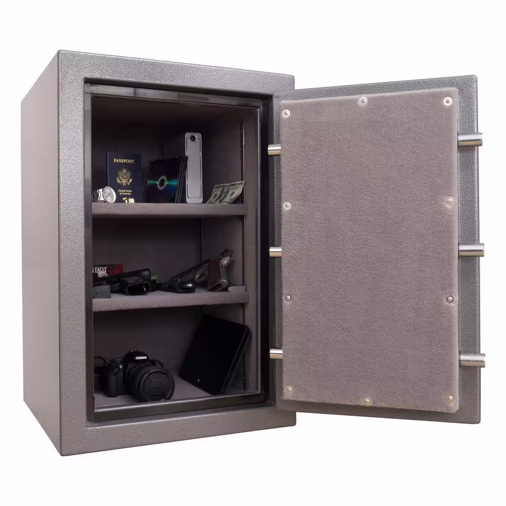 Tracker Safe 3.24 cu. ft. Steel Fire Resistant Home Safe with Electronic Lock, Gray