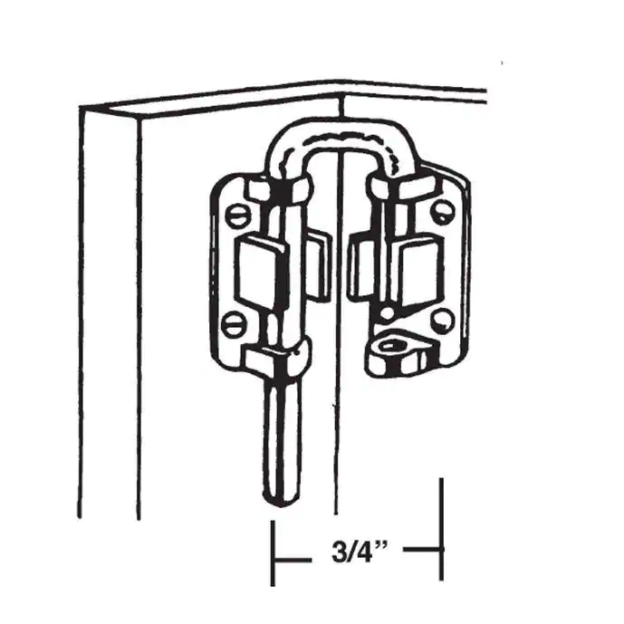 Barton Kramer Patio Door Security Latch