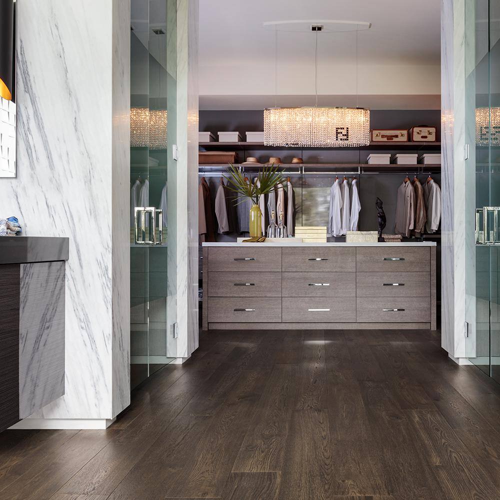 Malibu Wide Plank Bodega French Oak 3/8 in. T x 6.5 in. W Water Resistant Wirebrushed Engineered Hardwood Flooring (945.5 sq. ft./pallet)