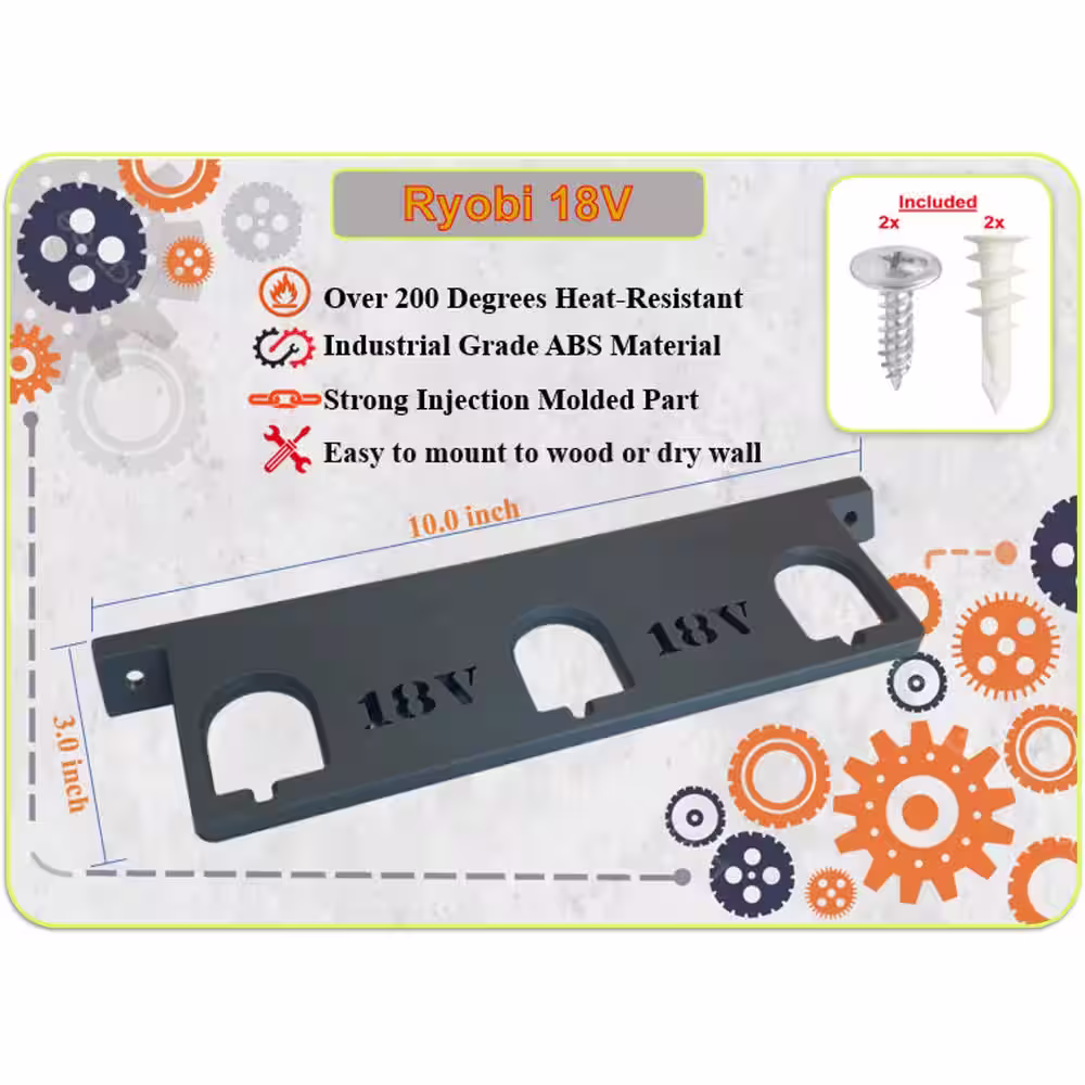 Smart Solutions Ryobi Battery Holder 18V