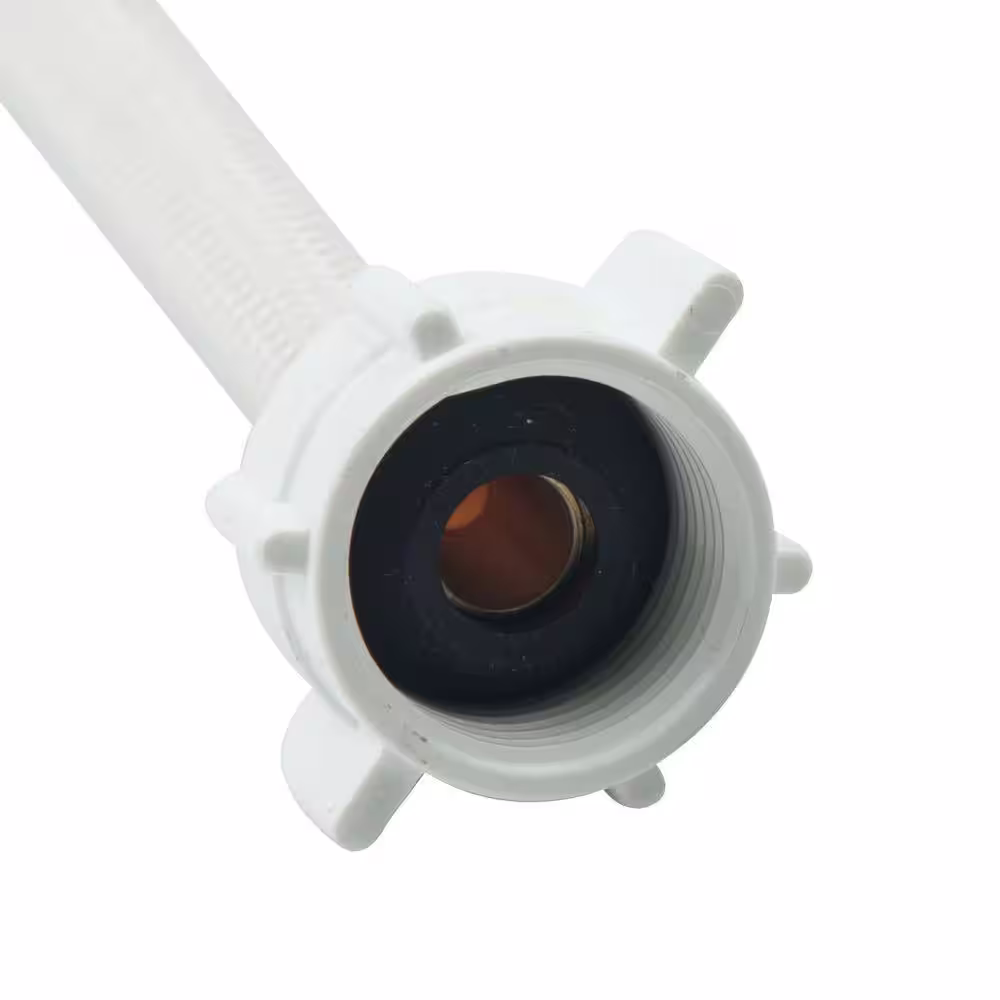 BrassCraft 3/8 in. Compression x 7/8 in. Ballcock Nut x 12 in. Vinyl Toilet Supply Line