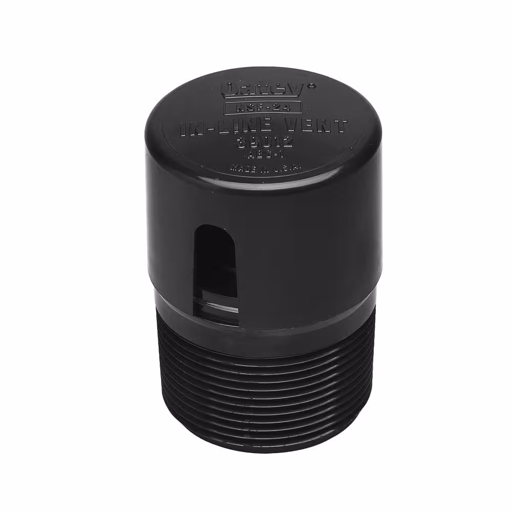 Oatey 1-1/2 in. ABS In-Line Cheater Air Admittance Vent Trap (2-Pack)