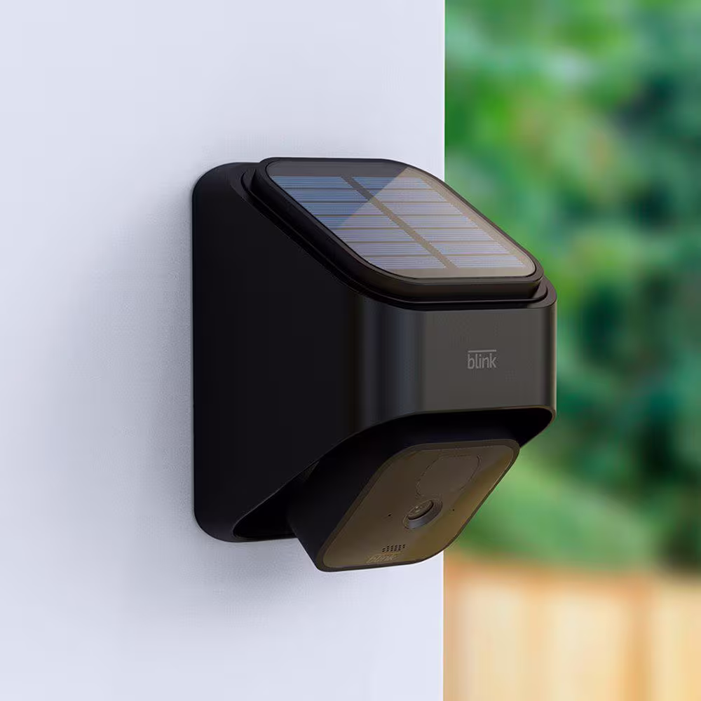 Blink Outdoor Add-On Camera + Solar Panel Charging Mount - 1 Camera Kit, Wireless, HD Smart Security Camera, Solar-Powered