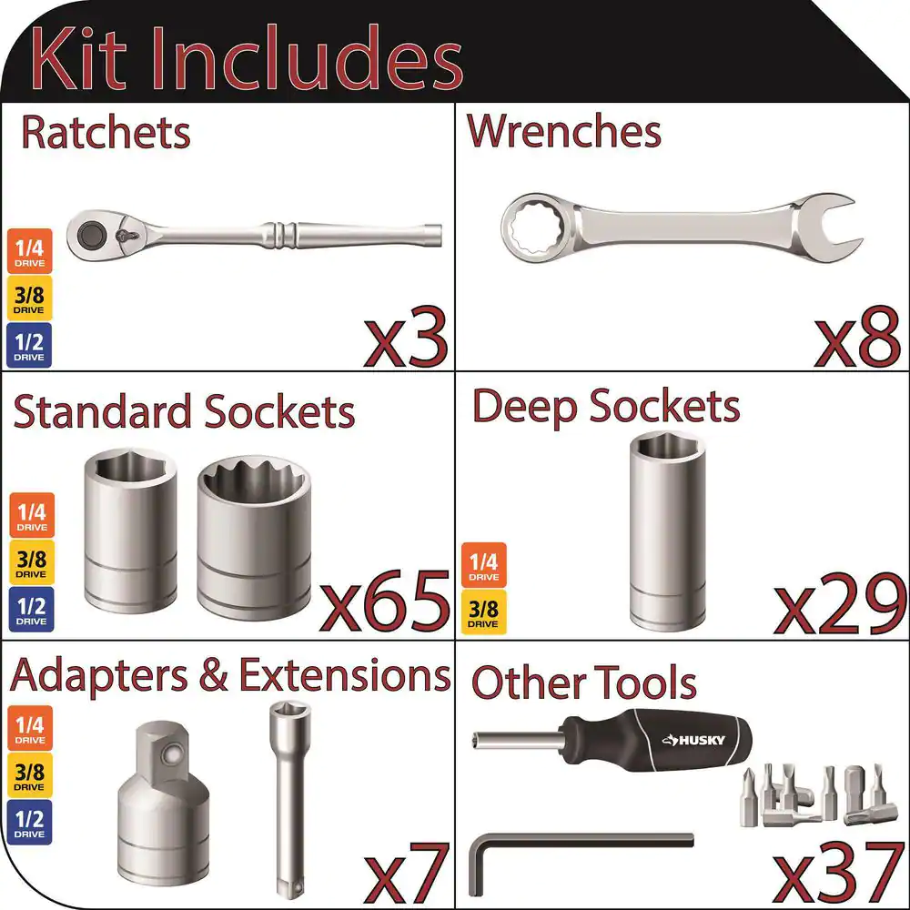 Husky Mechanics Tool Set (149-Piece)