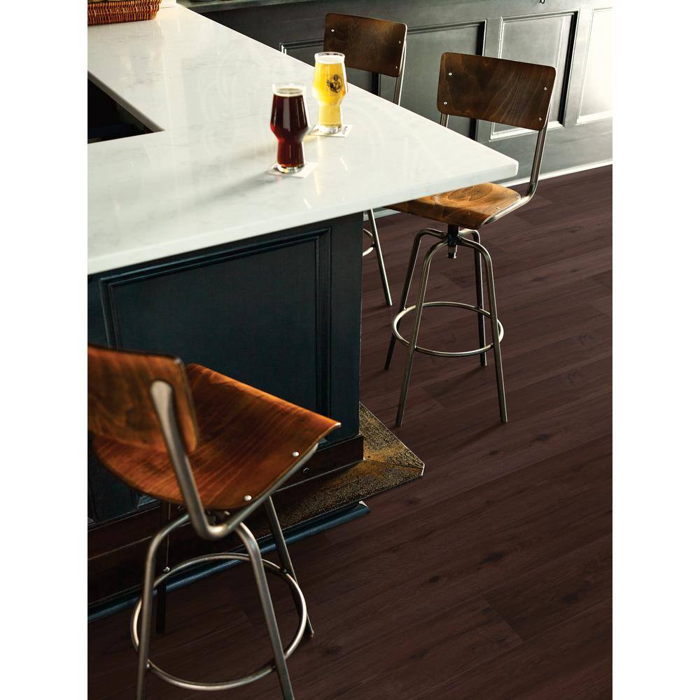 Shaw Wisteria Clove 6 MIL x 6 in. W x 48 in. L Adhesive Waterproof Luxury Vinyl Plank Flooring (53.9 sqft/case)