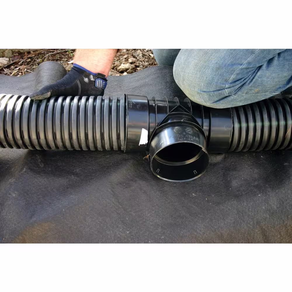 Advanced Drainage Systems 4 in. x 100 ft. Singlewall Perforated Drain Pipe