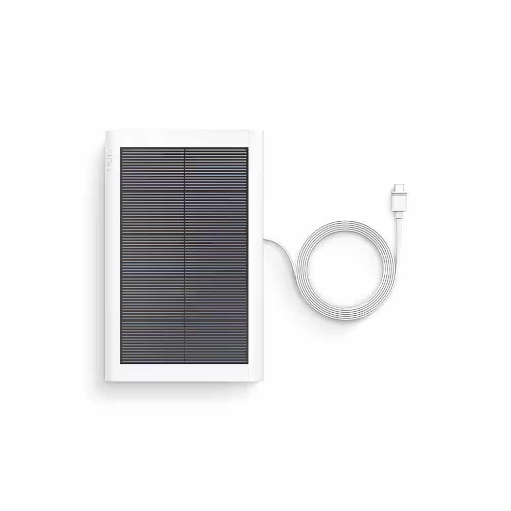Ring Small Solar Panel, White