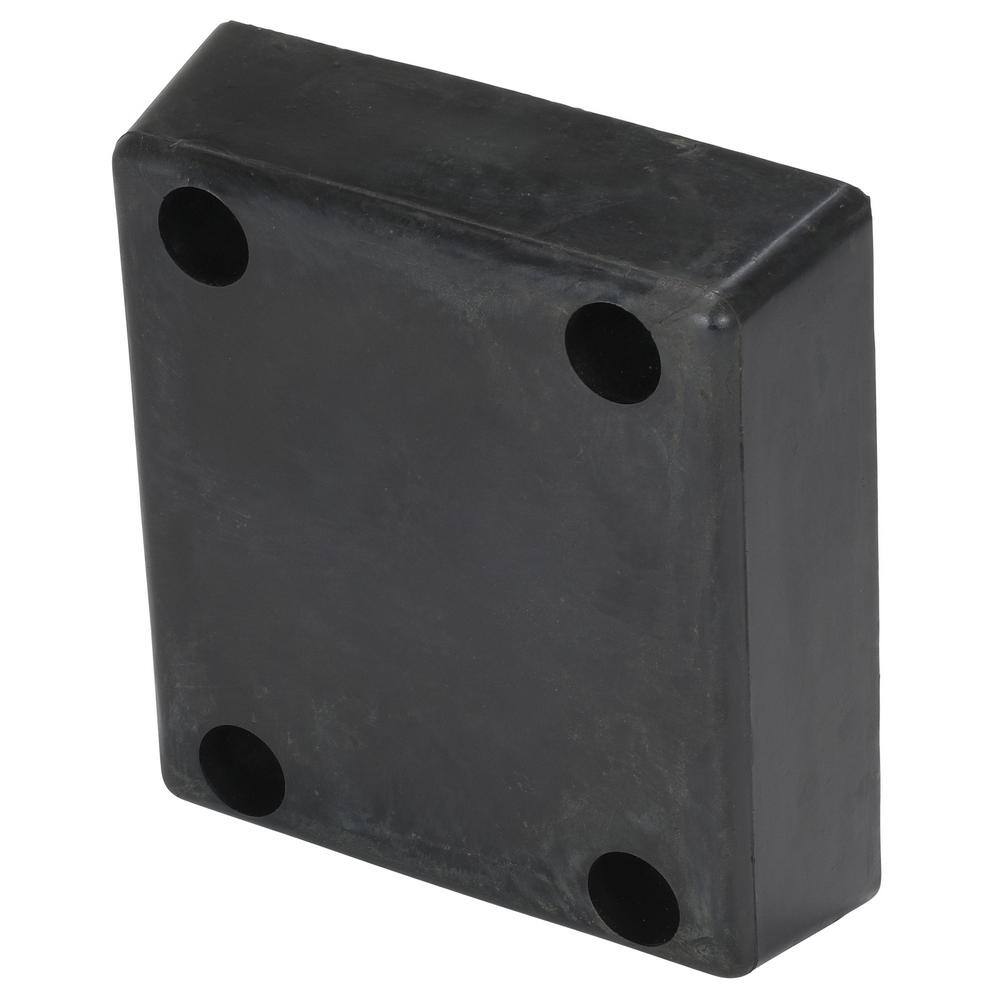 Vestil 4 in. x 12 in. x 13 in. Molded Rubber Bumper