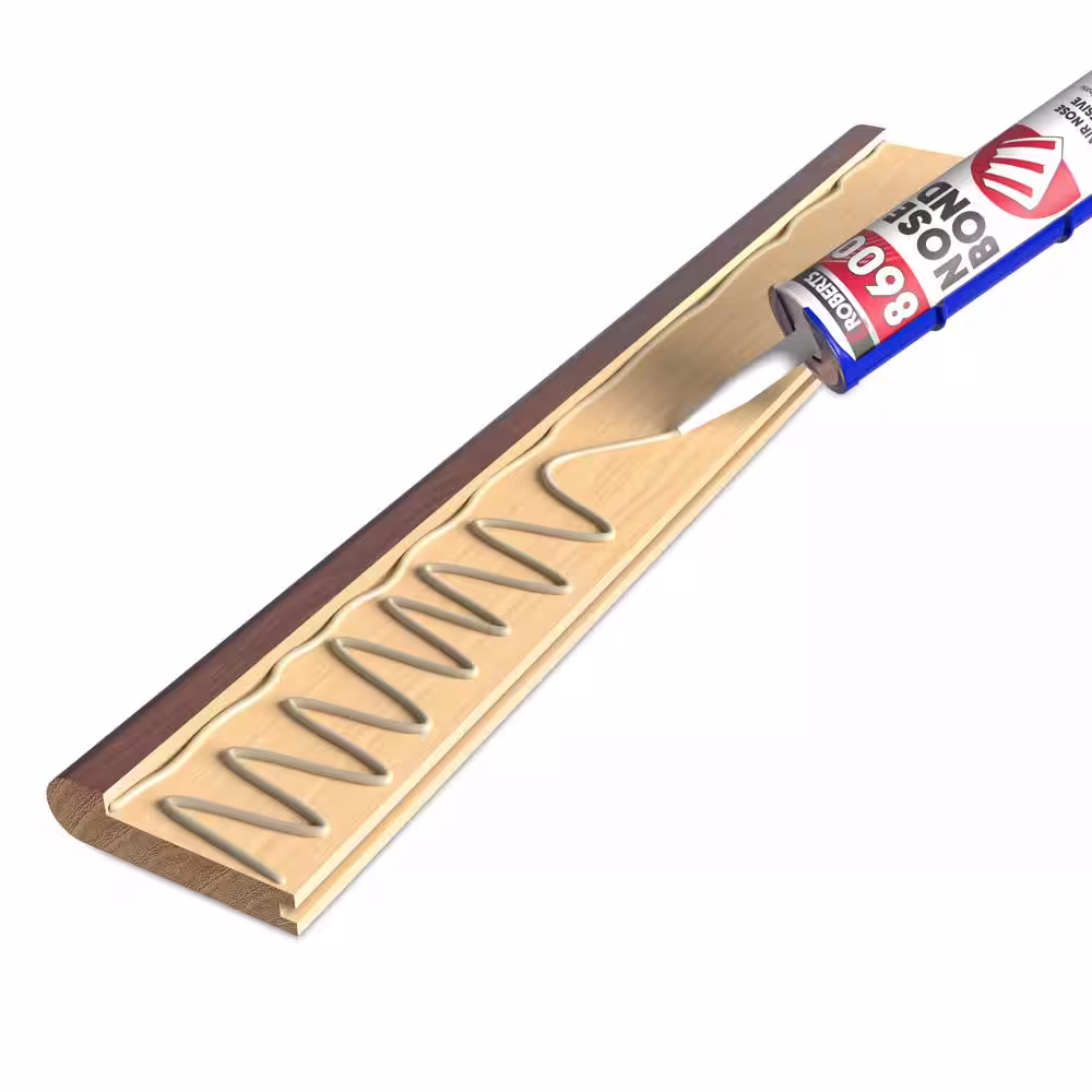 ROBERTS 8600 10 oz. NOSEBOND Stair Nose Adhesive for Interior Installation of Wood, Laminate, and Rigid PVC Stair Nosing