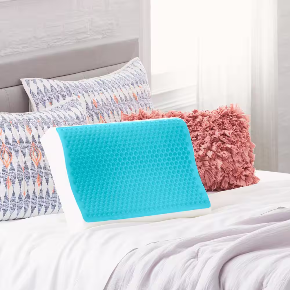 Comfort Revolution Cooling Gel Memory Foam Contour Pillow
