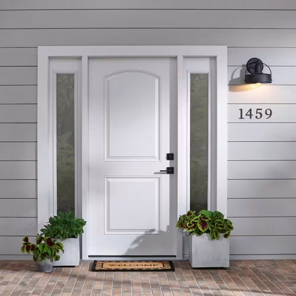 Everbilt 4 in. Aged Bronze Flush Mount House Number 2