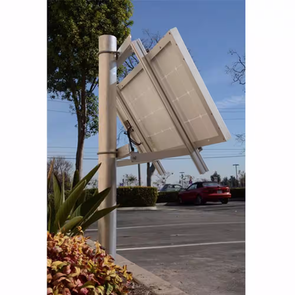 Renogy Single Side 27.4 in. Pole Mount Support For Solar Panel