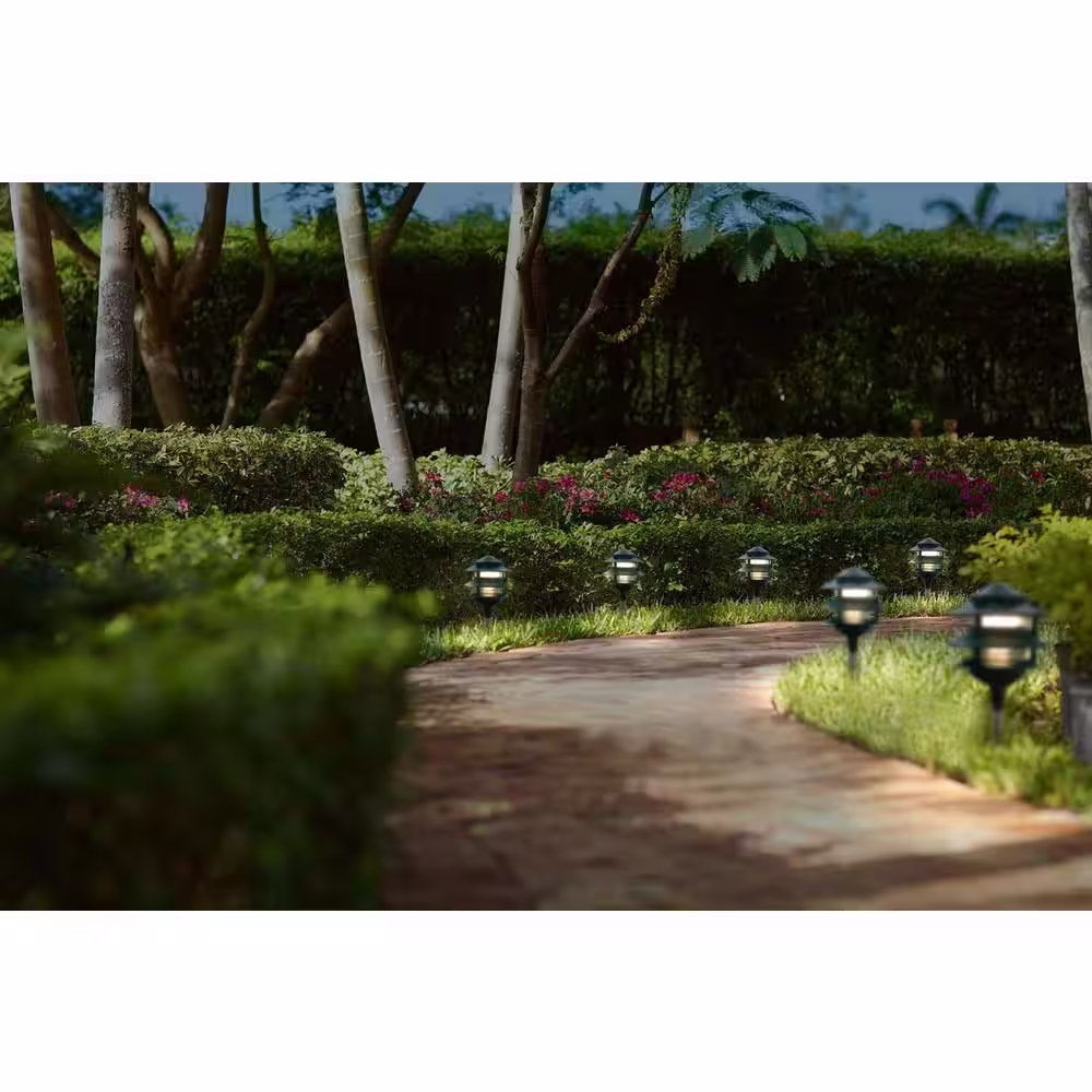 Generation Lighting Ambiance 1-Light Emerald Green Landscape Path Fixture