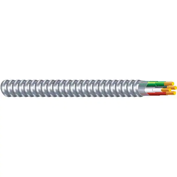 Southwire 125 ft. 10/2 Solid MC Lite Cable