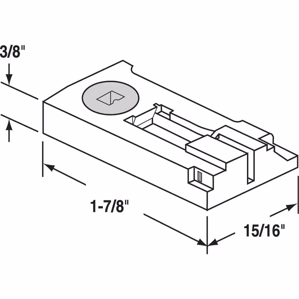 Prime-Line Window Channel Balance Shoe Set