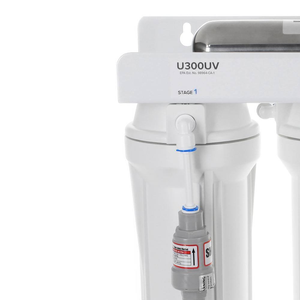 IFILTER 4-Stage Under-Sink UV Drinking Water Filtration System