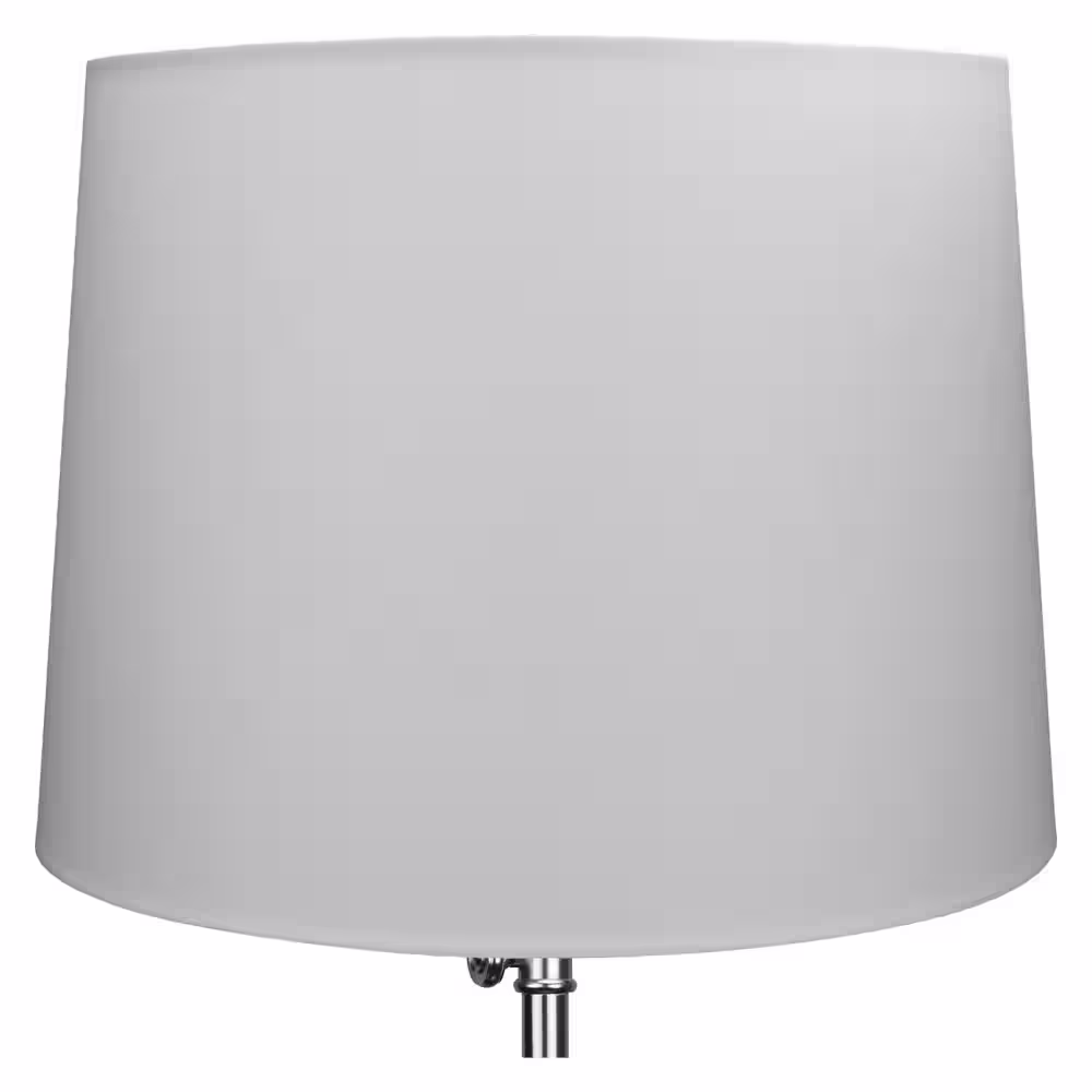 FenchelShades.com 14 in. Top Diameter x 16 in. Bottom Diameter x 12 in. Slant Linen White Empire Lamp Shade