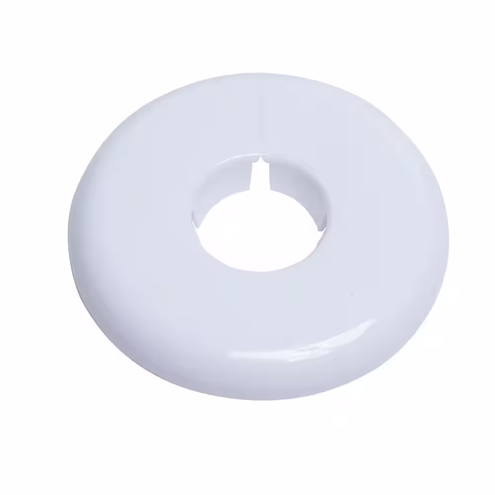 Oatey 7/8 in. x 2.5 in. CTS White Plastic Floor and Ceiling Plate