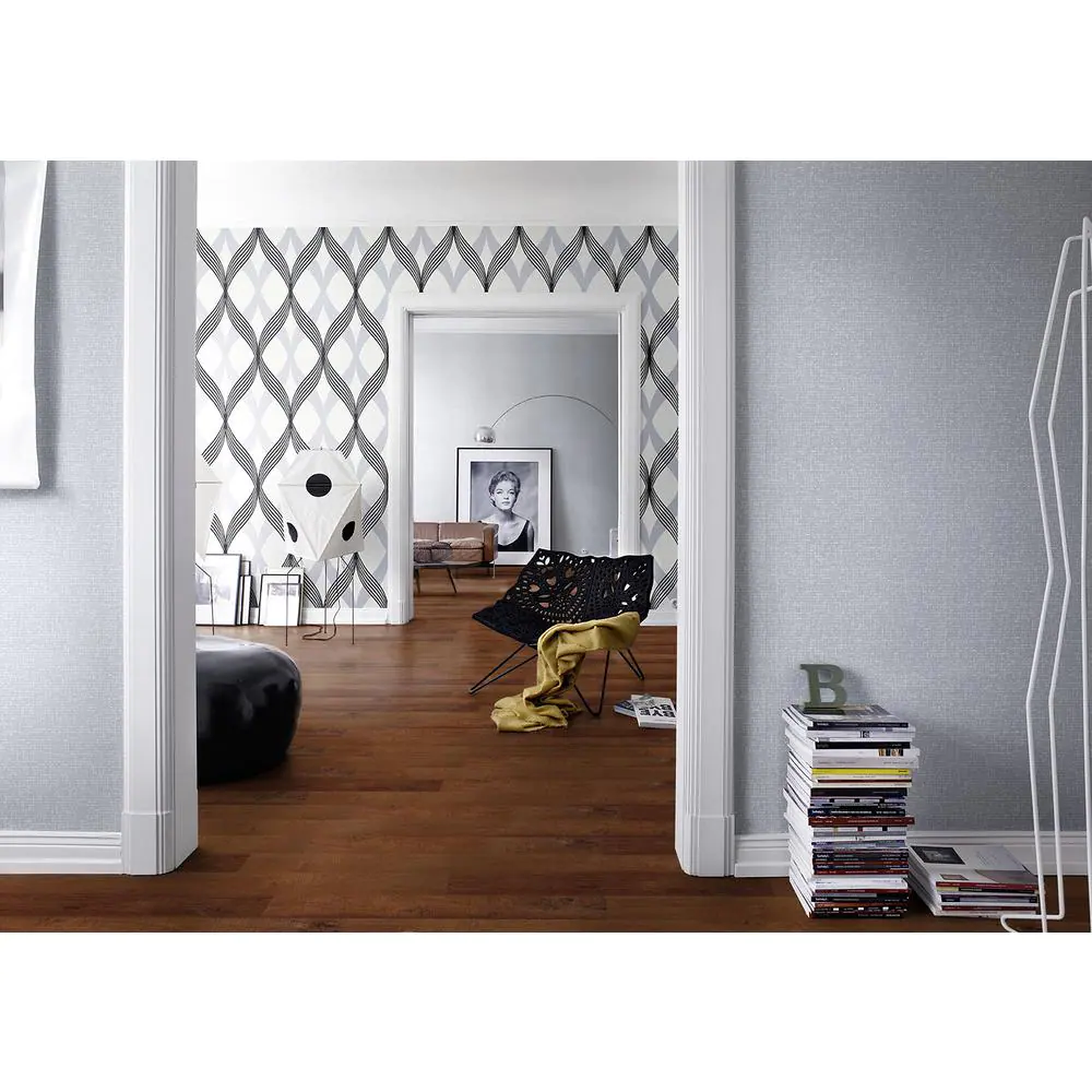 TrafficMaster Walnut Ember Java 4 MIL x 6 in. W x 36 in. L Peel and Stick Water Resistant Luxury Vinyl Plank Flooring (36 sqft/case)
