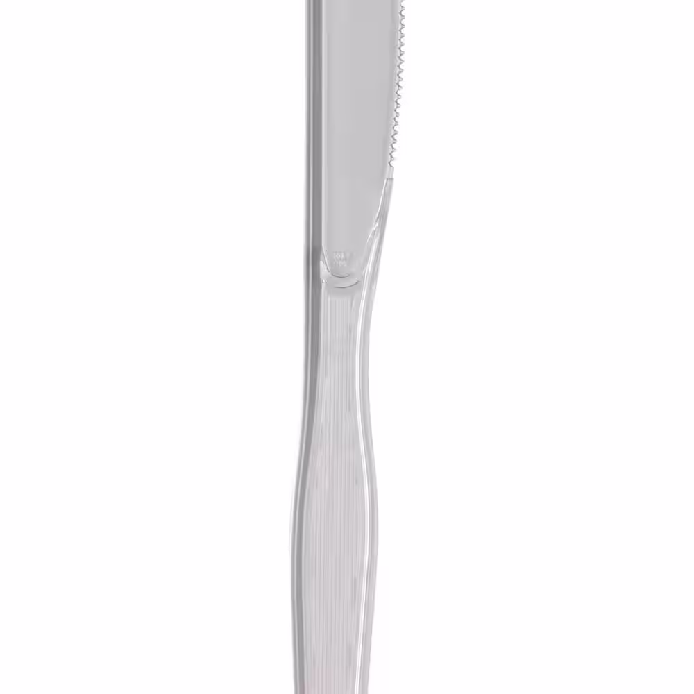 DIXIE Clear Heavyweight Disposable Polystyrene Knives (1,000-Carton)