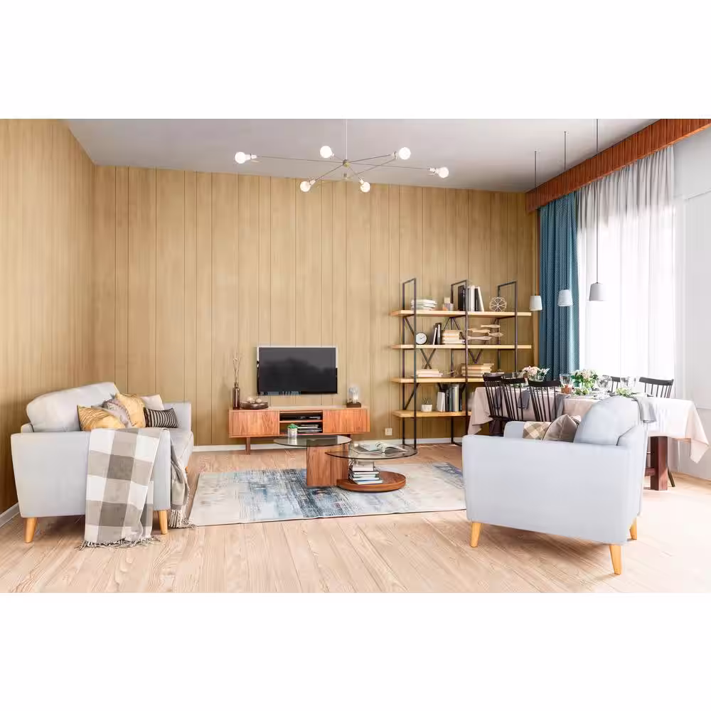 None 1/8 in. x 48 in. x 96 in. Canyon Yew Wall Panel