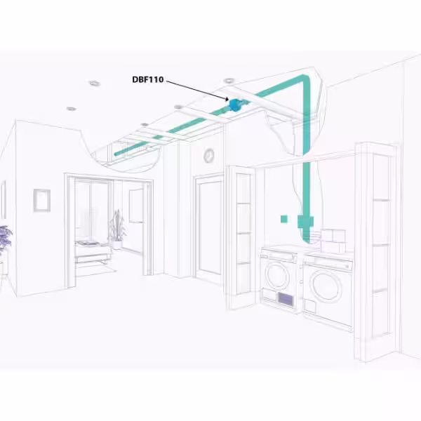 Fantech Dryer Booster Fan System