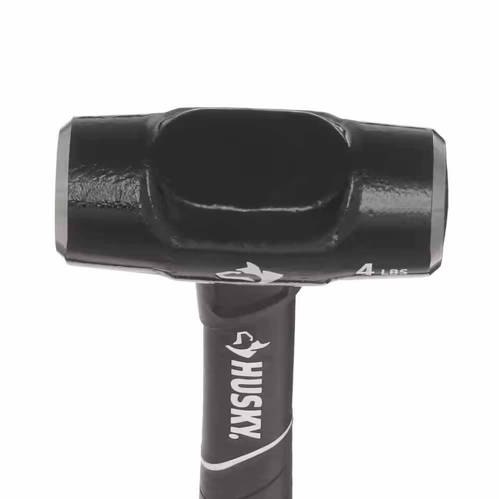 Husky 4 lb. Engineer Hammer with 14 in. Fiberglass Handle