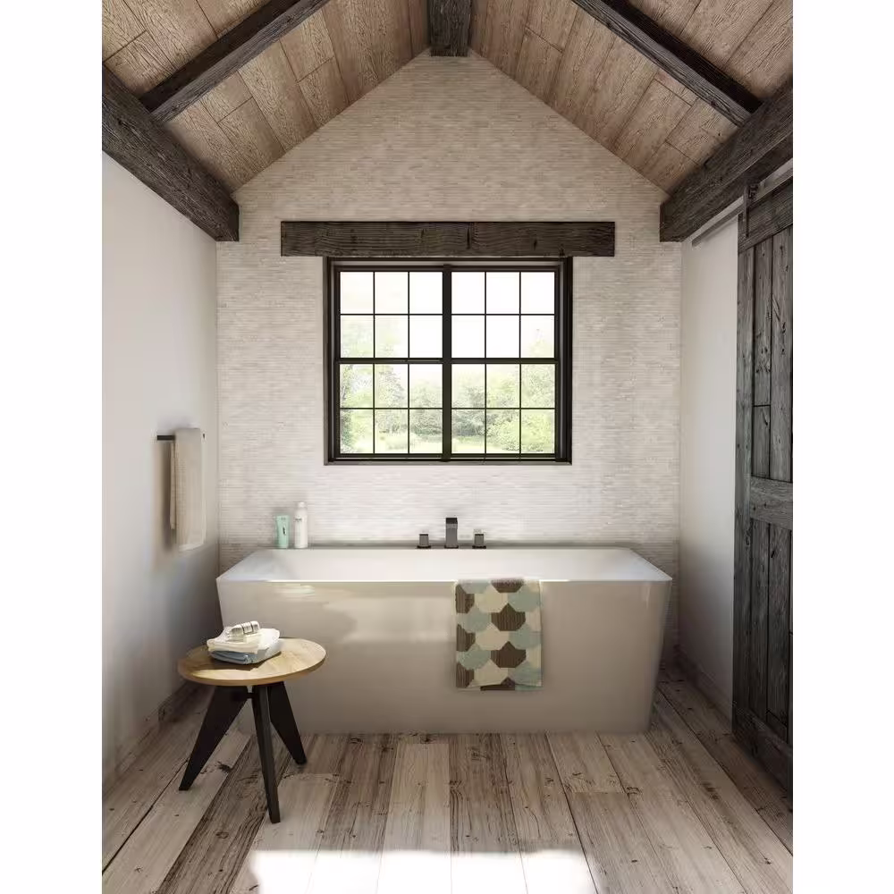 SpeedTiles Himalayan Gray 11.77 in. x 11.57 in. x 8 mm Stone Peel & Stick Wall Mosaic Tile (5.68 sq. ft./case)