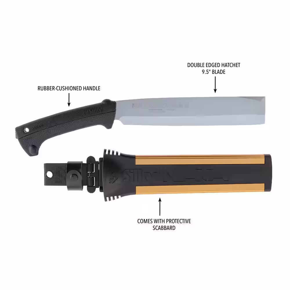 Silky Nata 9.5 in. Double Edge Hatchet