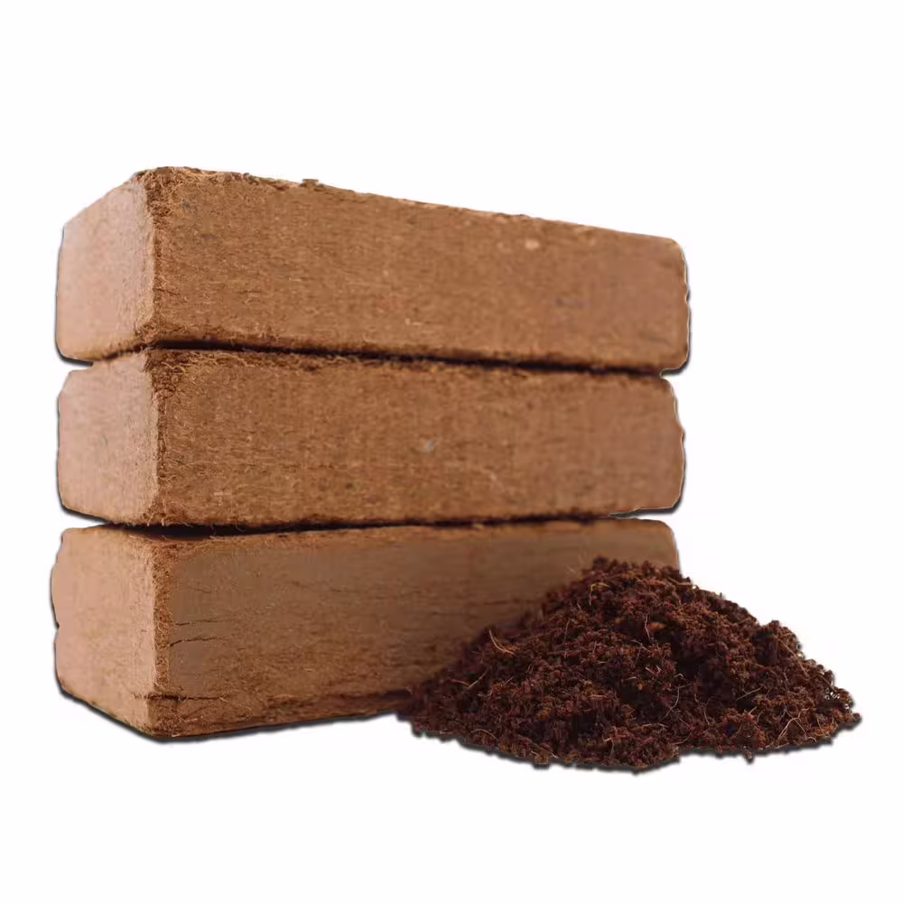 None Coco Bliss Premium Organic Coconut Coir Pith, 650GM Bricks (50-Pack)