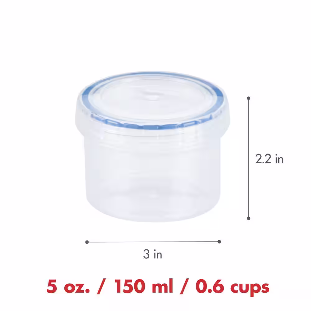 None Twist 8-Piece 5 oz. Food Storage Container