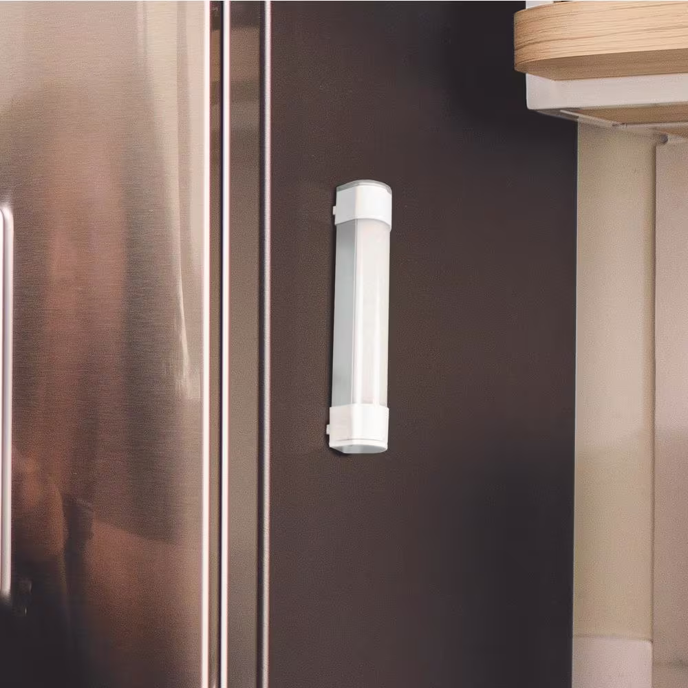 None 8 in. Rechargeable Battery Dimmable Bright White 400 Lumens LED Indoor/Outdoor Utility Light