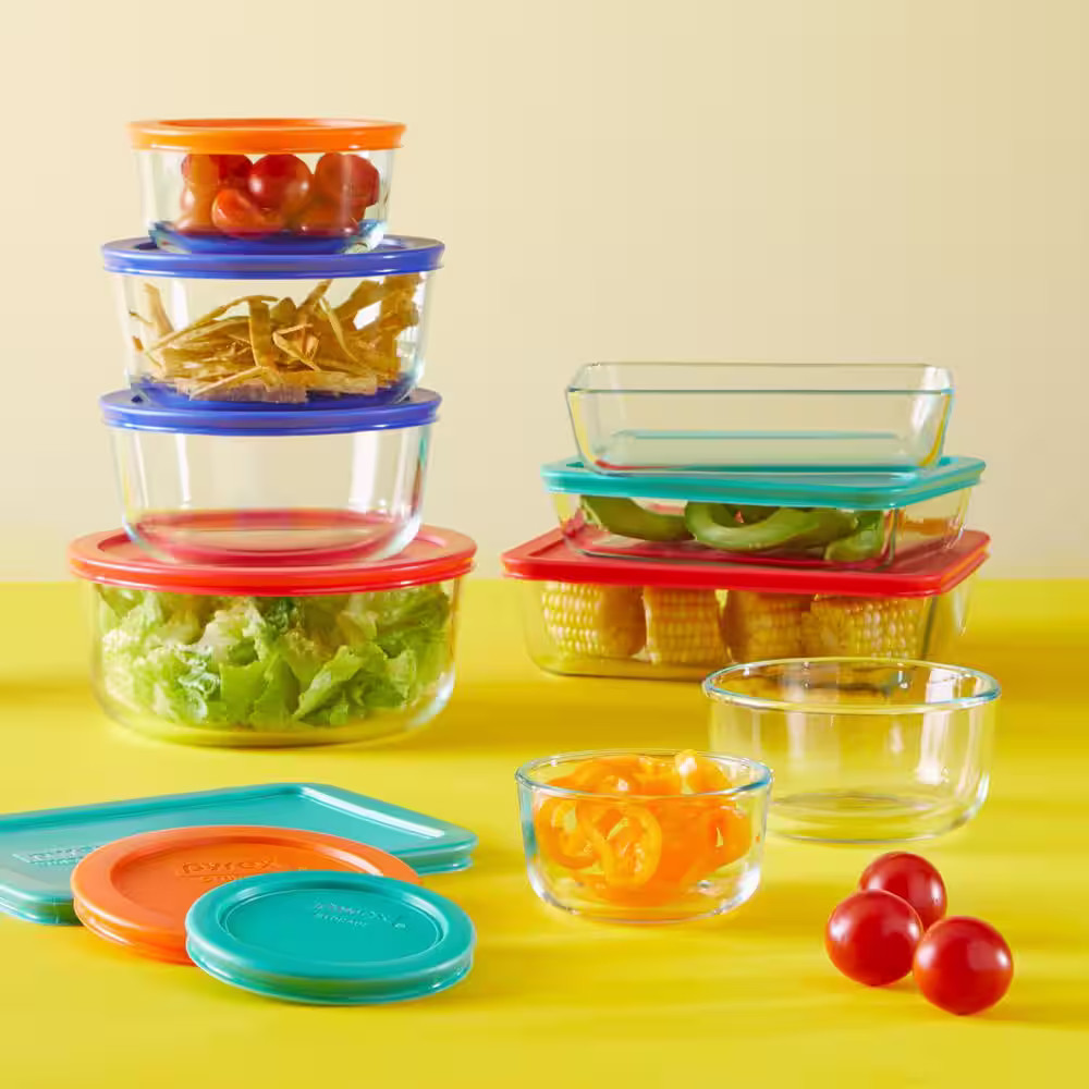 Pyrex 18-Piece Assorted Food Storage Set