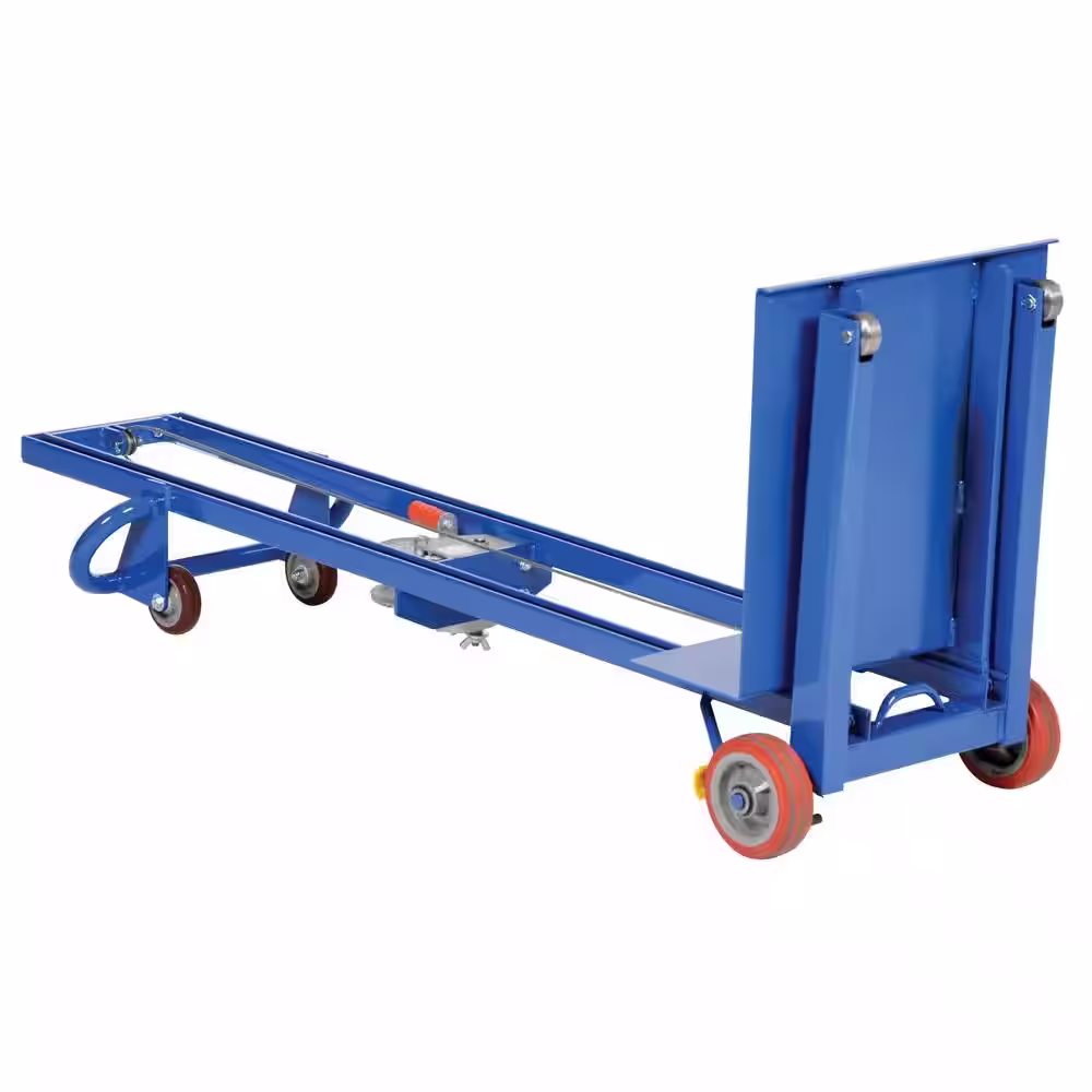 Vestil 500 lb. Steel Winch Operated Lite Load Lift with Fixed Wheels