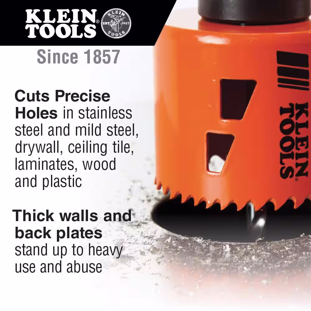 Klein Tools 6-3/8 in. Bi-Metal Hole Saw