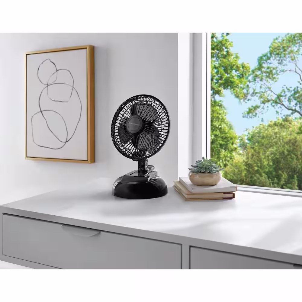 Hampton Bay 6 in. 2 Speed Desk Clip Fan