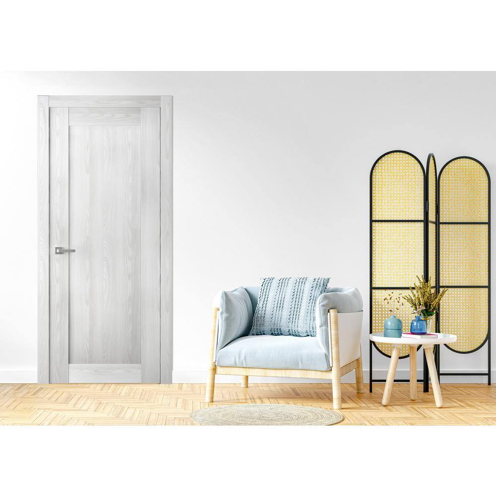 Belldinni Vona 07 30 in. x 80 in. Right-Handed Solid Core Ribeira Ash Prefinished Textured Wood Single Prehung Interior Door