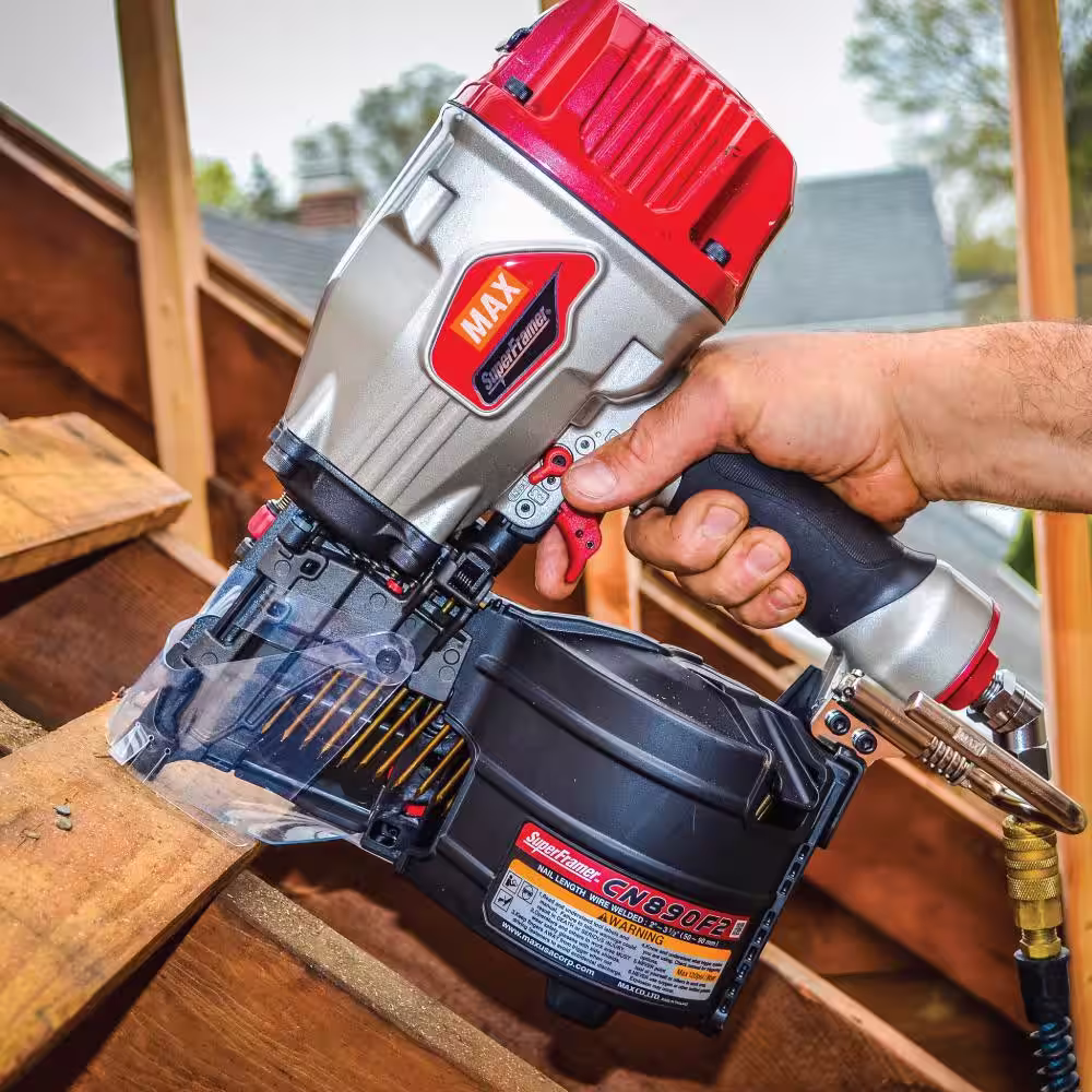 MAX SuperFramer 15 degree Coil Framing Nailer
