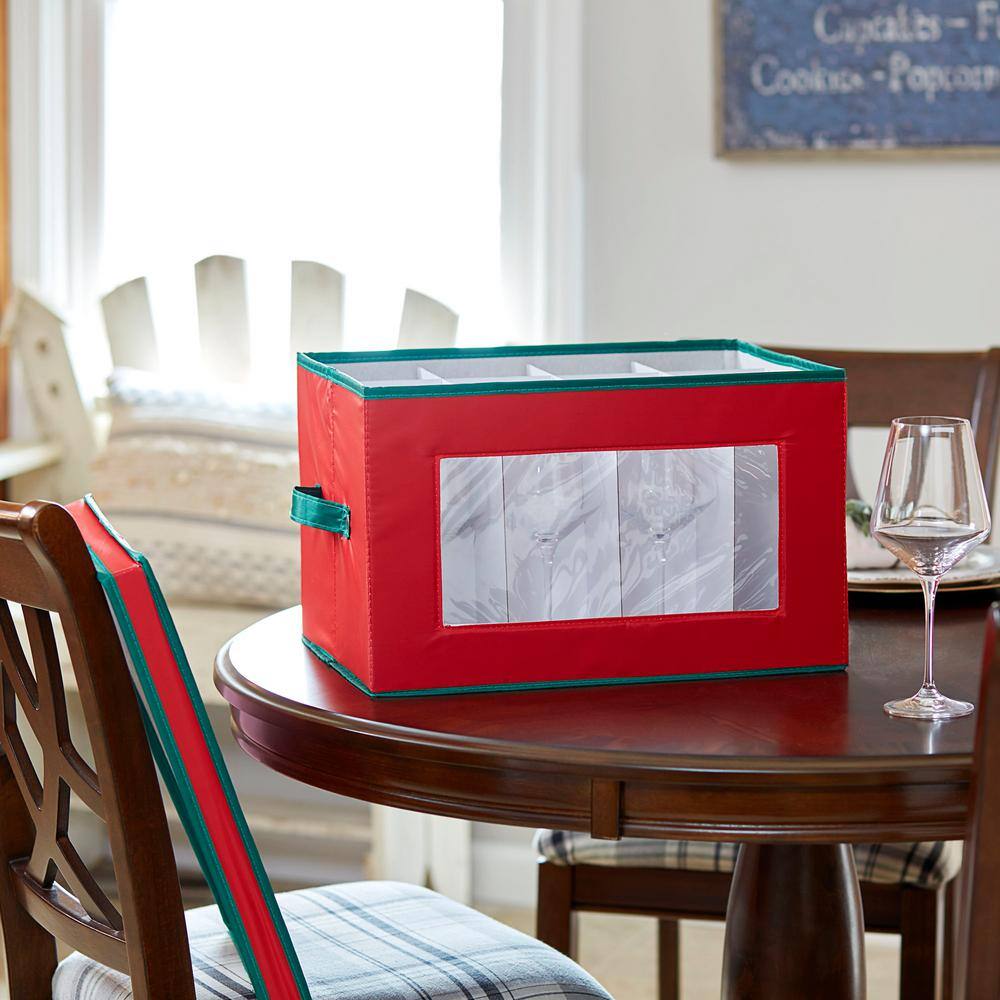 None 12-Qt. Cup Storage Box in Red
