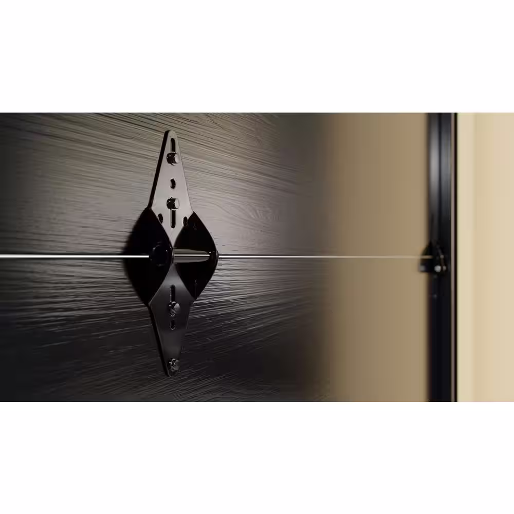 IDEAL SECURITY Black Garage Door Hinge Replacement Kit, Includes 2 of Each Hinge 1, Hinge 2, Hinge 3 (6-Pack)