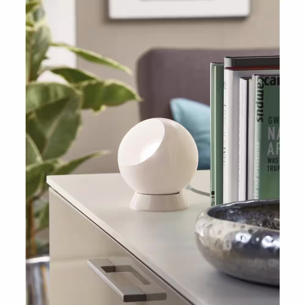 Eglo Petto 1 5.3 1 in. White Table Lamp