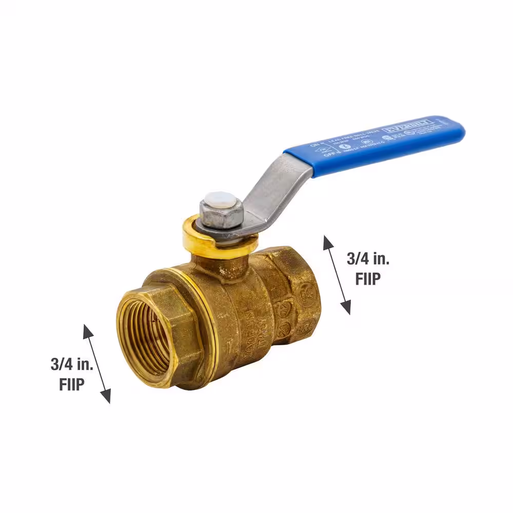 Everbilt 3/4 in. Brass FPT Full Port Ball Valve