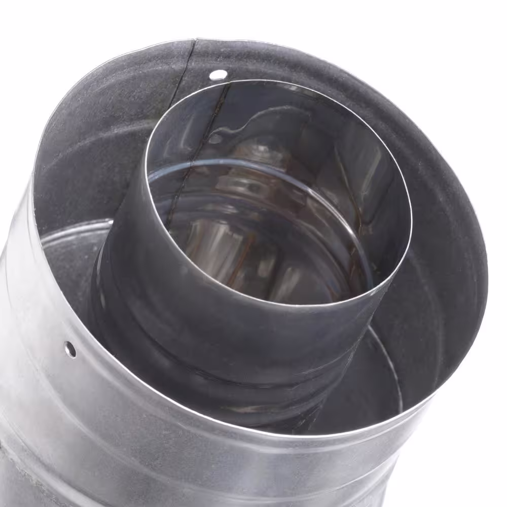 Rheem 3 in. x 5 in. Stainless Steel Concentric Venting 45-Degree Elbow for Indoor Tankless Gas Water Heater Installations